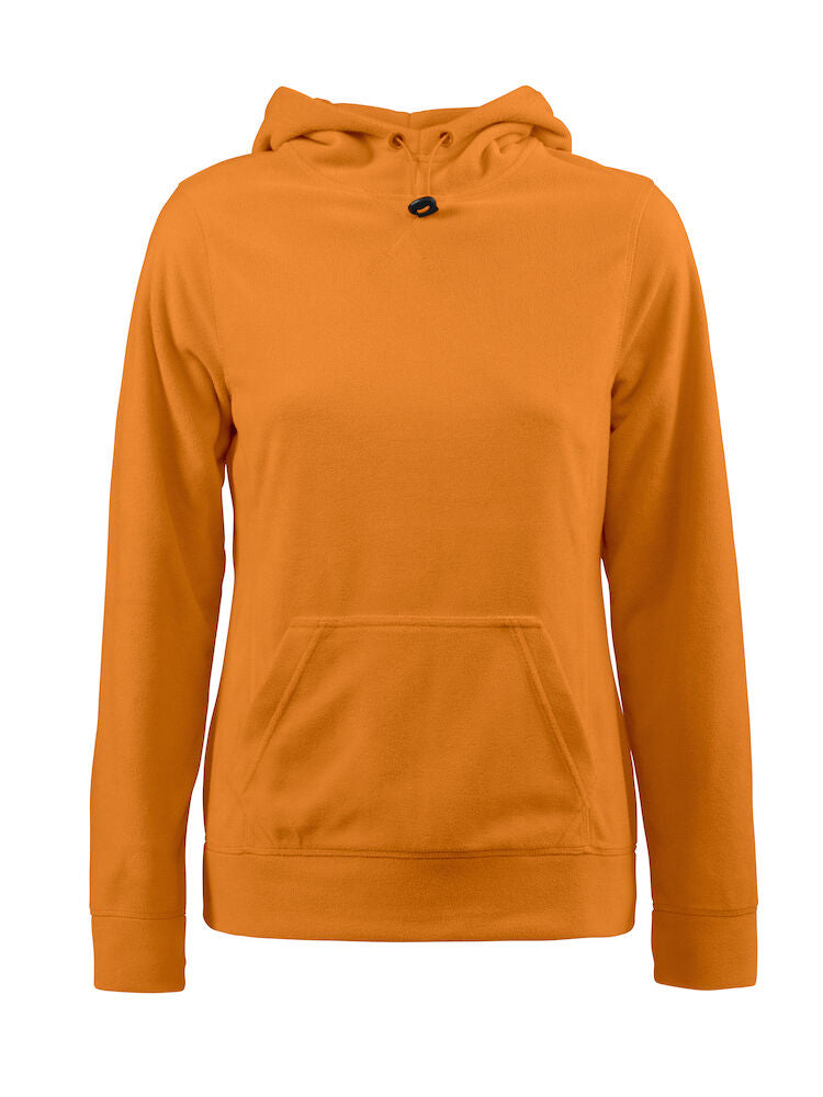 Mikrofleece Hættesweater Dame, Orange - PRINTER 2261511