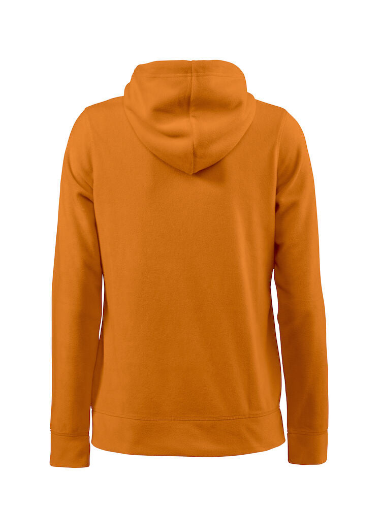 Mikrofleece Hættesweater Dame, Orange - PRINTER 2261511