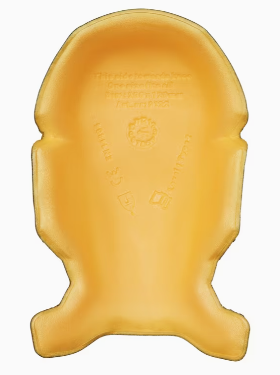 Ergonomiske Knæpuder - Gul/Sort - Snickers 9122