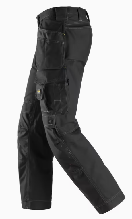 Snickers Håndværkerbukser Comfort Cotton 3215, Sort