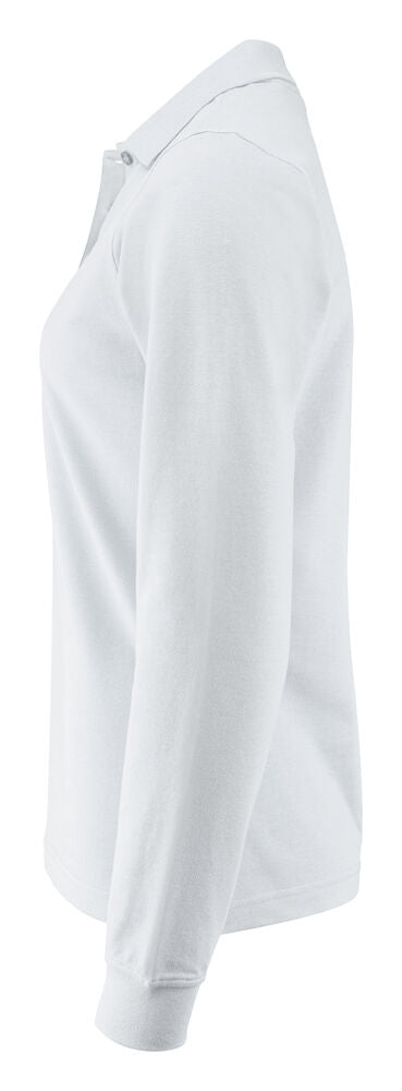 Surf Pro Langærmet Dame Polo, Hvid - PRINTER 2265027