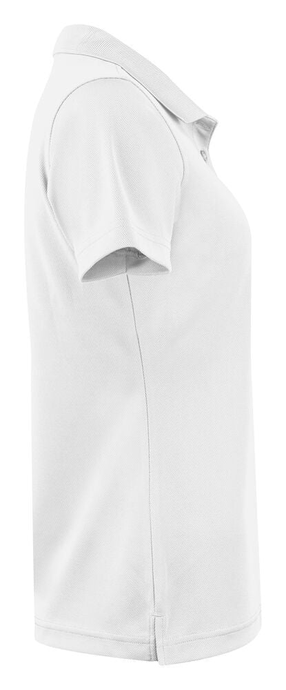 Pique Polo Dame, Hvid - PRINTER 2265029
