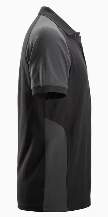 Snickers polo T-shirt 2750, Sort/grå