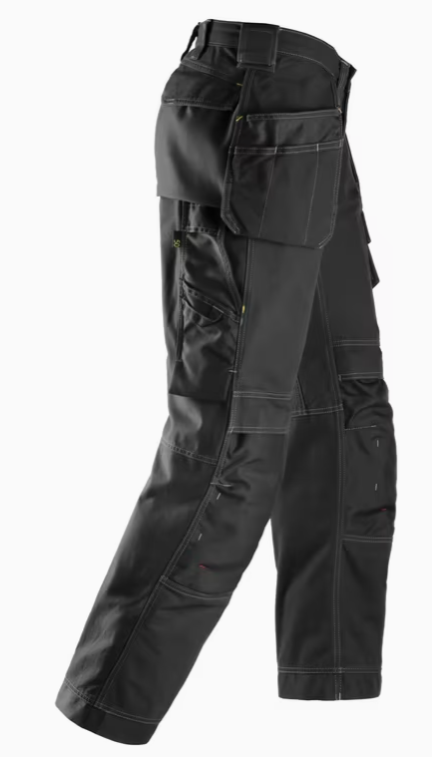 Snickers Håndværkerbukser Comfort Cotton 3215, Sort