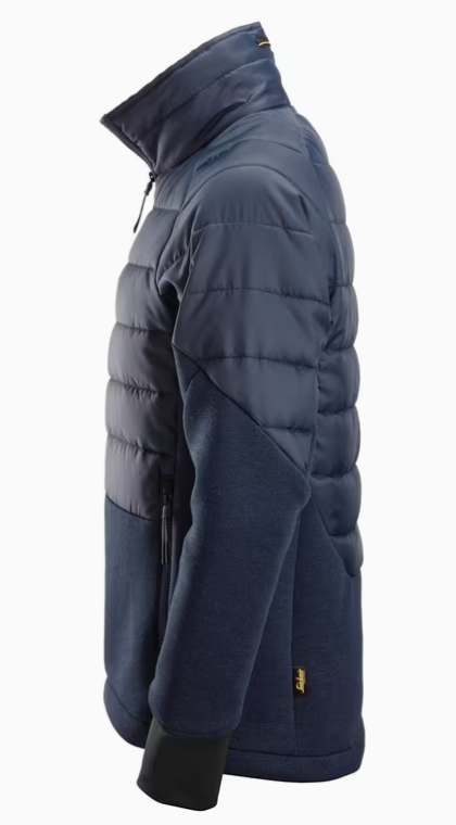 Elastisk Hybrid Jakke, Marine/Mørk Marine Melange, Herre - Snickers 1902