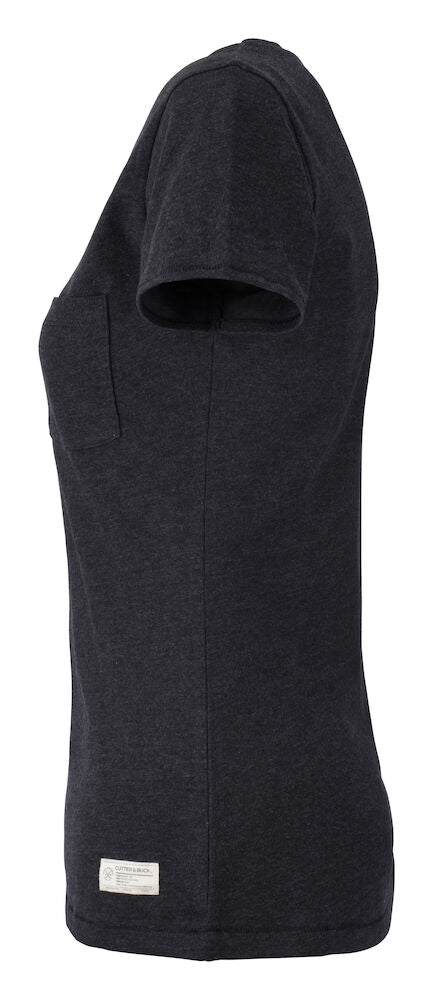 Pacific City T-shirt, Dame, Mørk Antracit - CUTTER & BUCK 353401