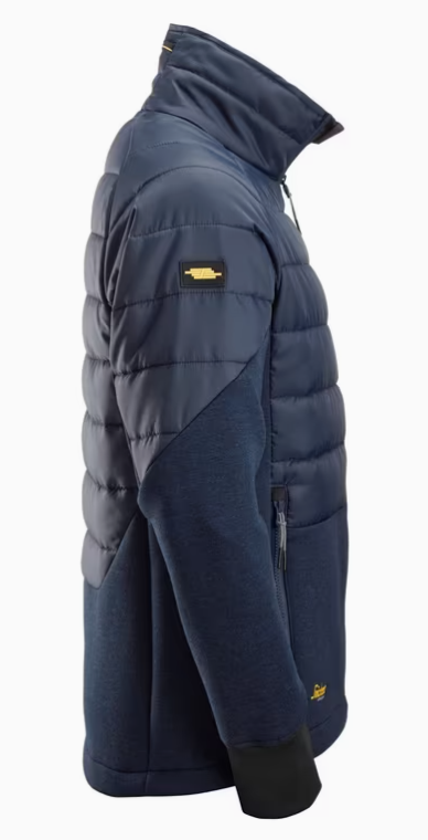 Elastisk Hybrid Jakke, Marine/Mørk Marine Melange, Herre - Snickers 1902