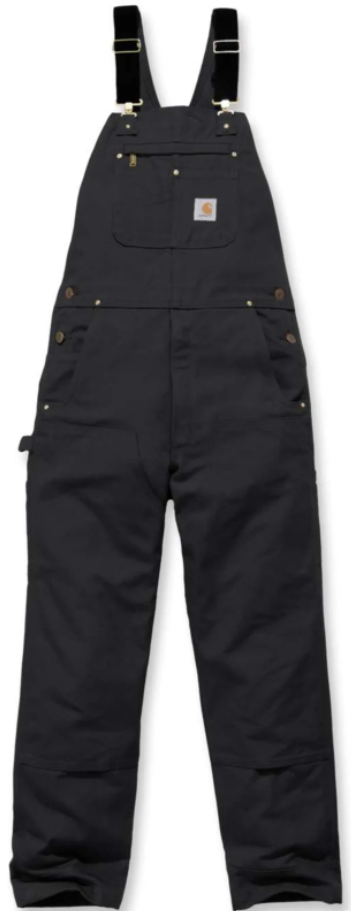 Bib overalls, Herre, Sort - Carhartt 102776 - 001