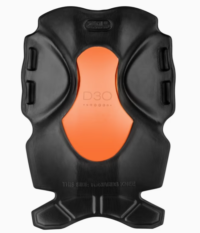 Avanceret D3O® Håndværker Knæpuder - Sort/Orange - Snickers 9191
