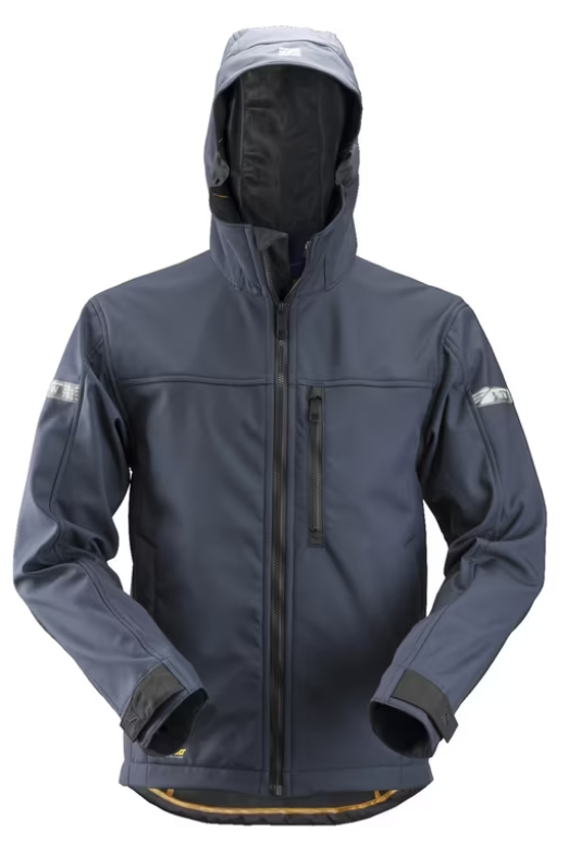 Softshell Hættejakke, Navy/Sort, Herre - Snickers 1229