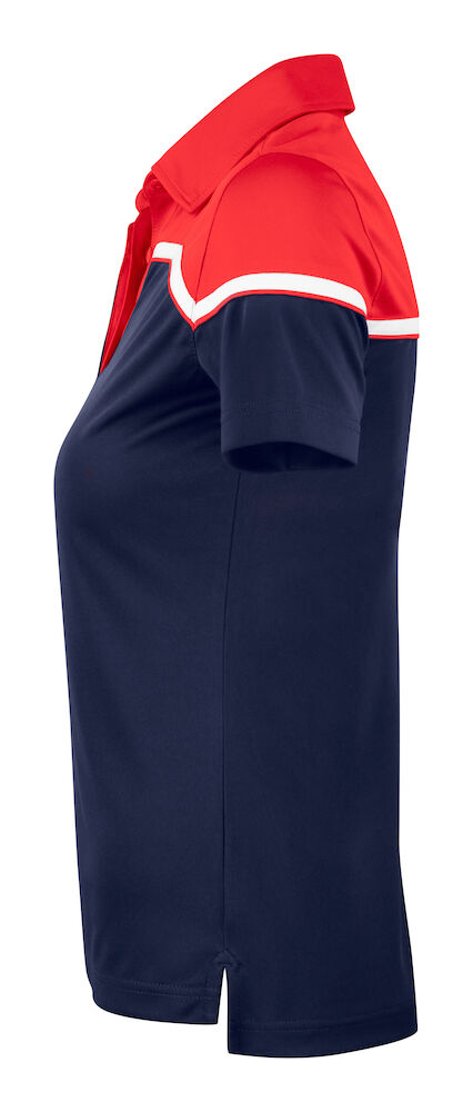 Seabeck Polo, Dame, Navy/Rød - CUTTER & BUCK 354429