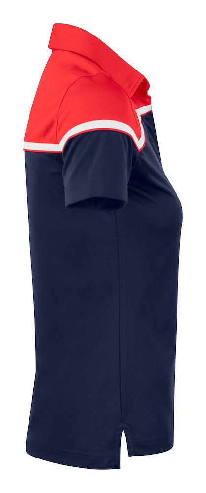 Seabeck Polo, Dame, Navy/Rød - CUTTER & BUCK 354429