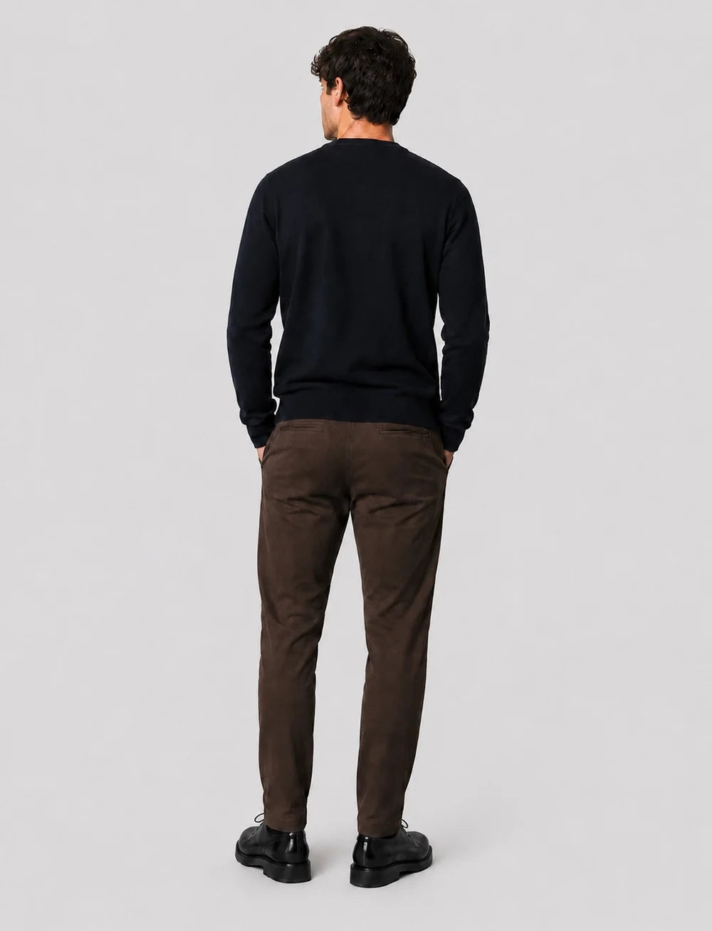 Brendon Jersey Pents, Mørk Brun, Clean Cut Copenhagen CC2577