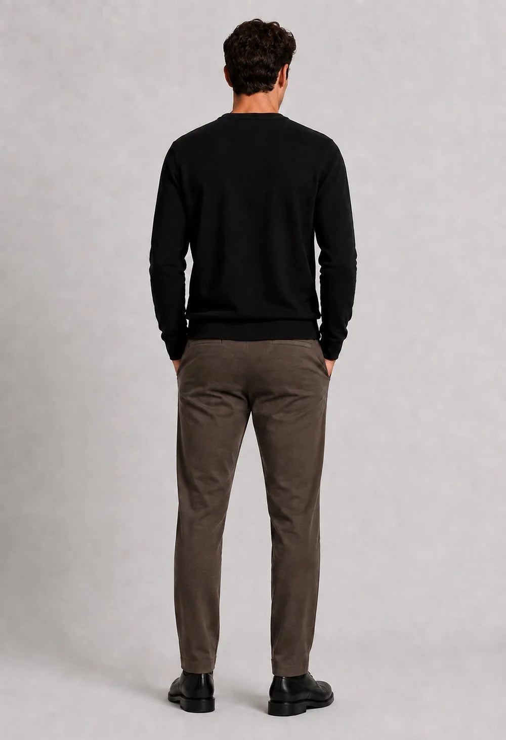 Brendon Jersey Pents, Mørk Khaki, Clean Cut Copenhagen CC2577