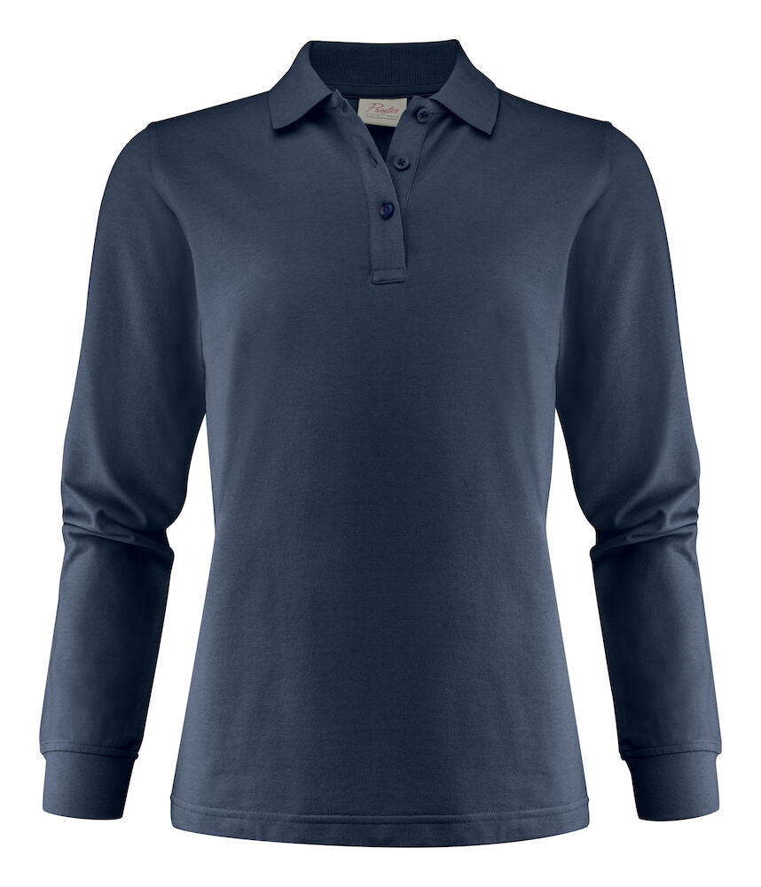 Surf Pro Langærmet Dame Polo, Navy - PRINTER 2265027