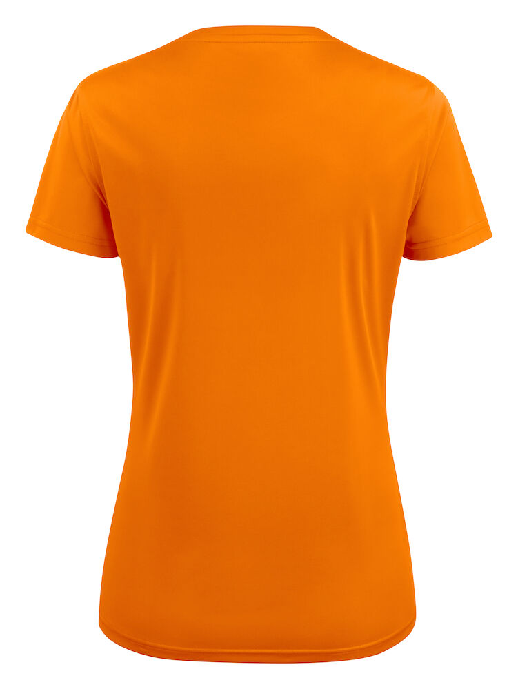 Run T-shirt Dame, Orange - PRINTER 2264026