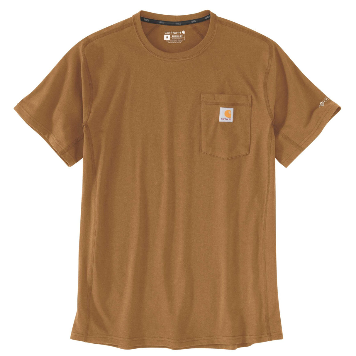 Carhartt Force T-shirt, Brun, Herre - 106652