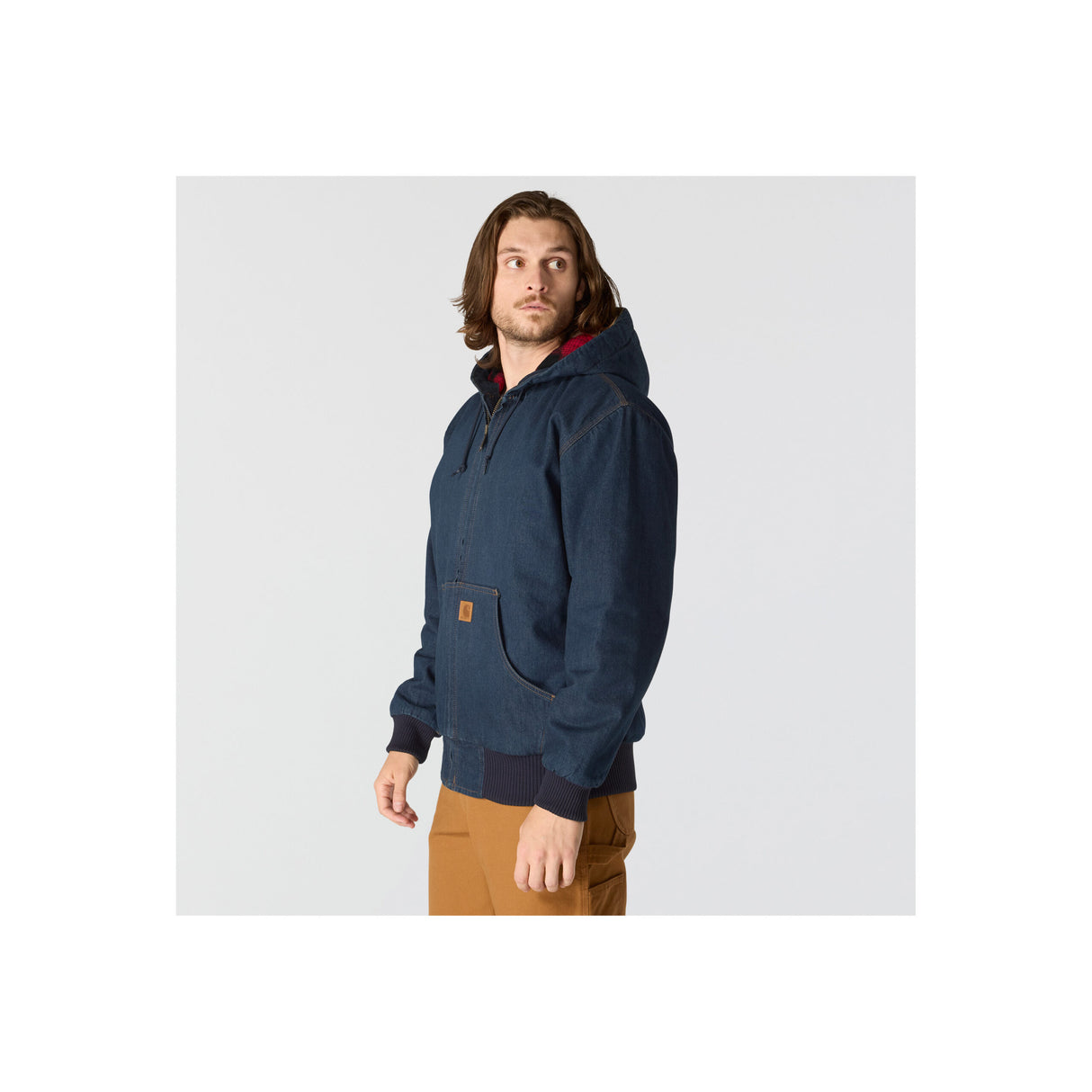 Denim Active Jakke, Navy, Carhartt 106976