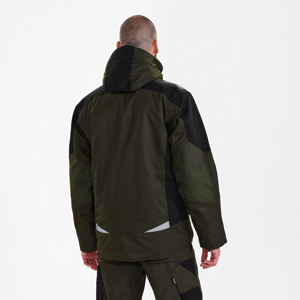 Galaxy vinterjakke, Forest Green/Sort, Herre - Engel Workwear - 1410-354-5320