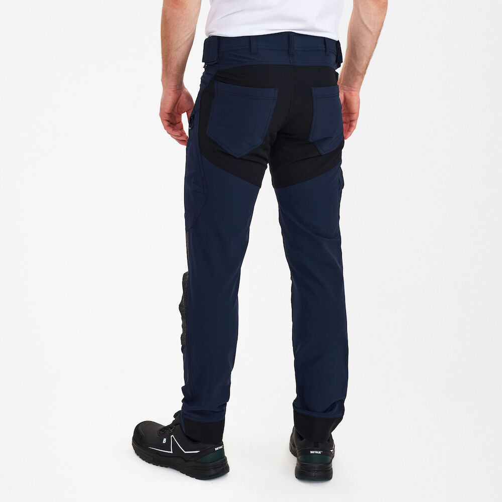 X-treme håndværkerbukser med 4-vejs stræk, Blue Ink - Herre - Engel Workwear - 2366-317-165
