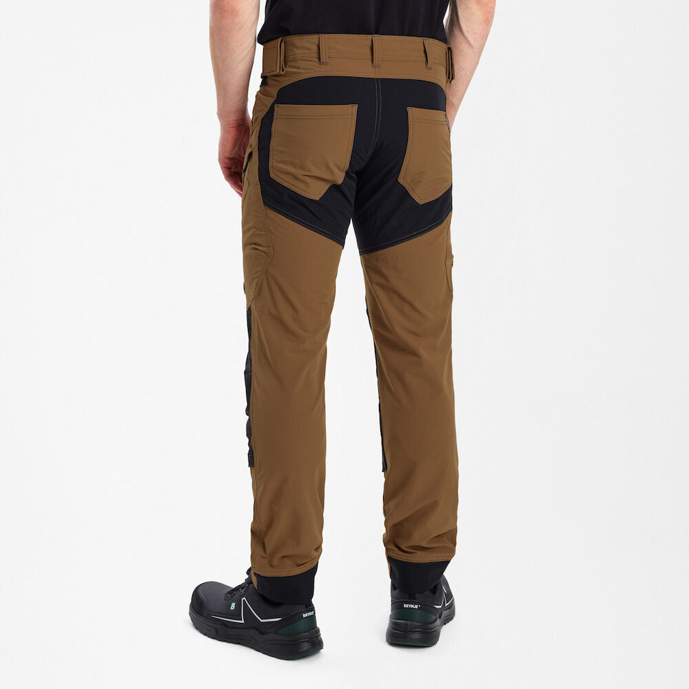 X-treme håndværkerbukser med 4-vejs stræk, Toffee Brown - Herre - Engel Workwear - 2366-317-41