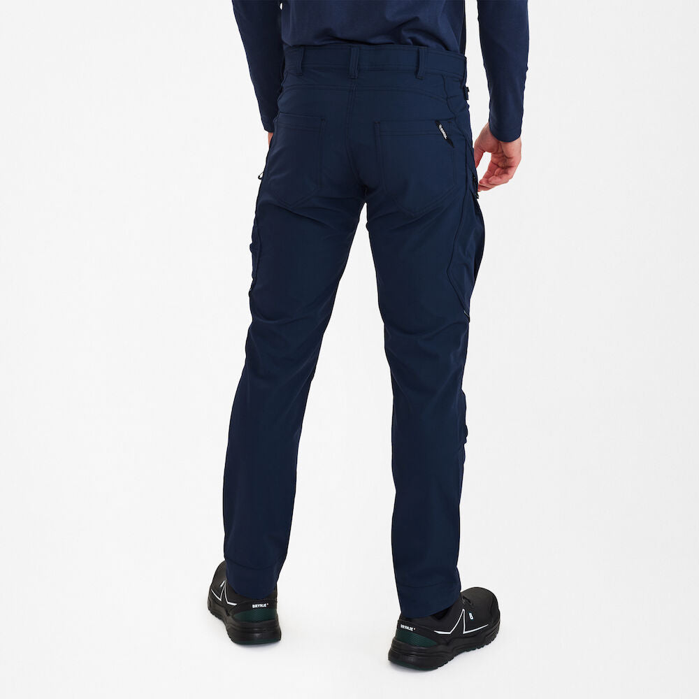X-treme servicebukser med 4-vejs stræk, Blue Ink - Herre - Engel Workwear - 2368-317-165