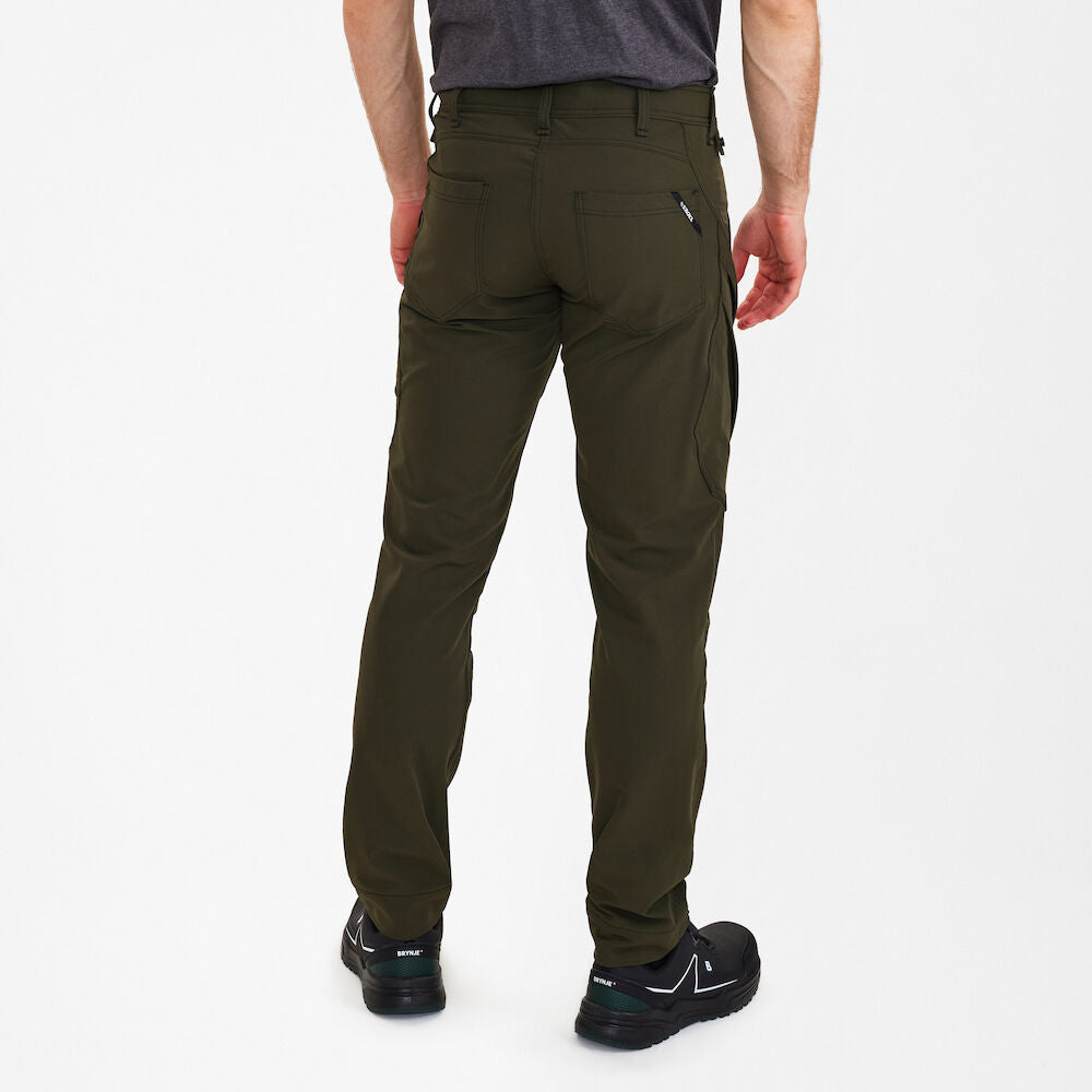 X-treme servicebukser med 4-vejs stræk, Forest Green - Herre - Engel Workwear - 2368-317-53