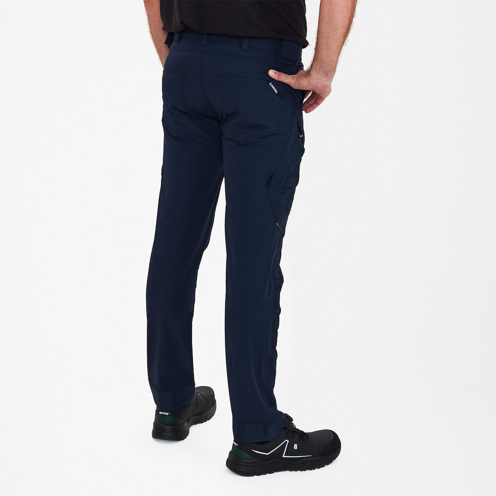 X-treme håndværkerbukser med 4-vejs stræk, Blue Ink - Herre - Engel Workwear - 2369-317-165