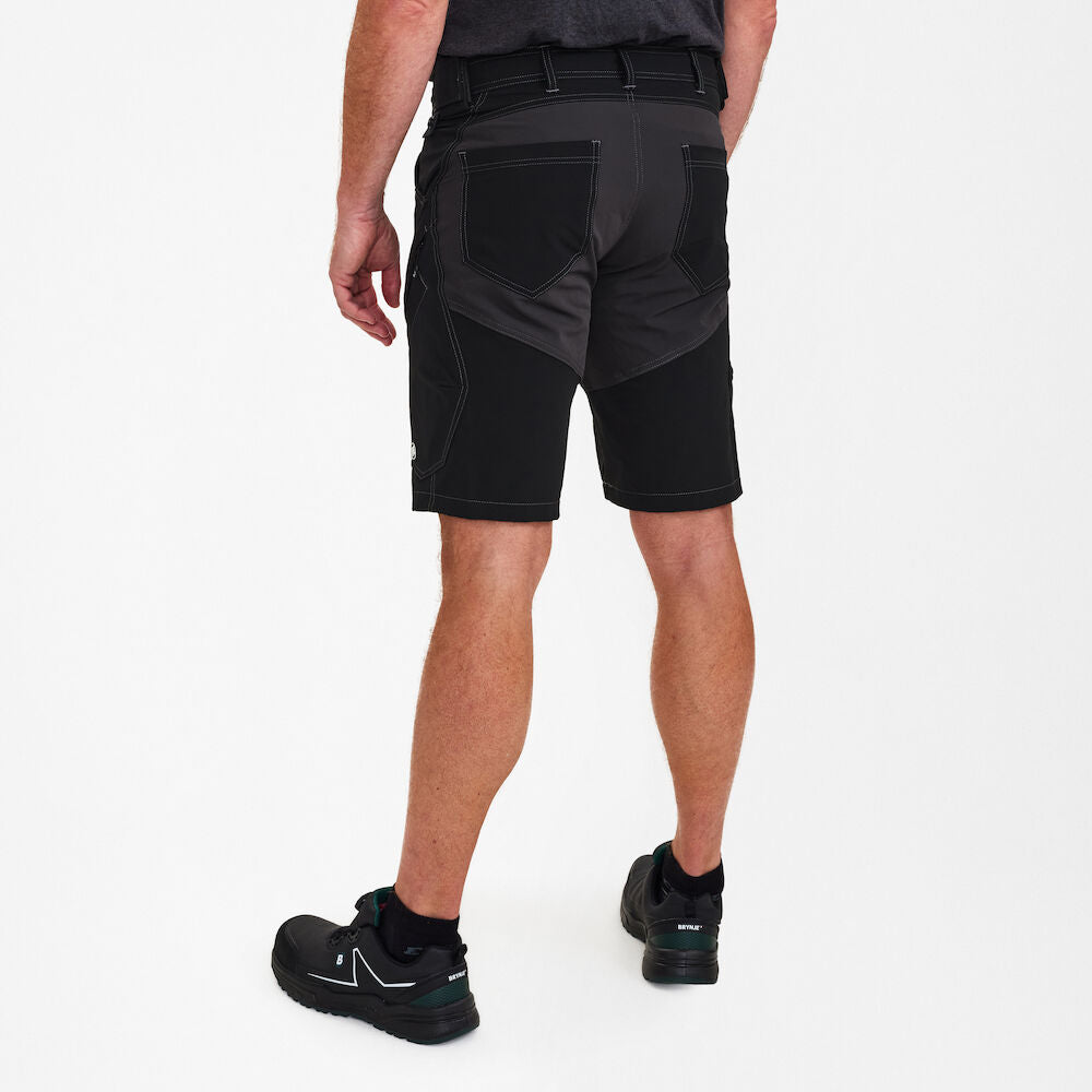X-treme håndværkershorts med 4-vejs stræk, Herre, Sort - Engel Workwear - 6366-317-20