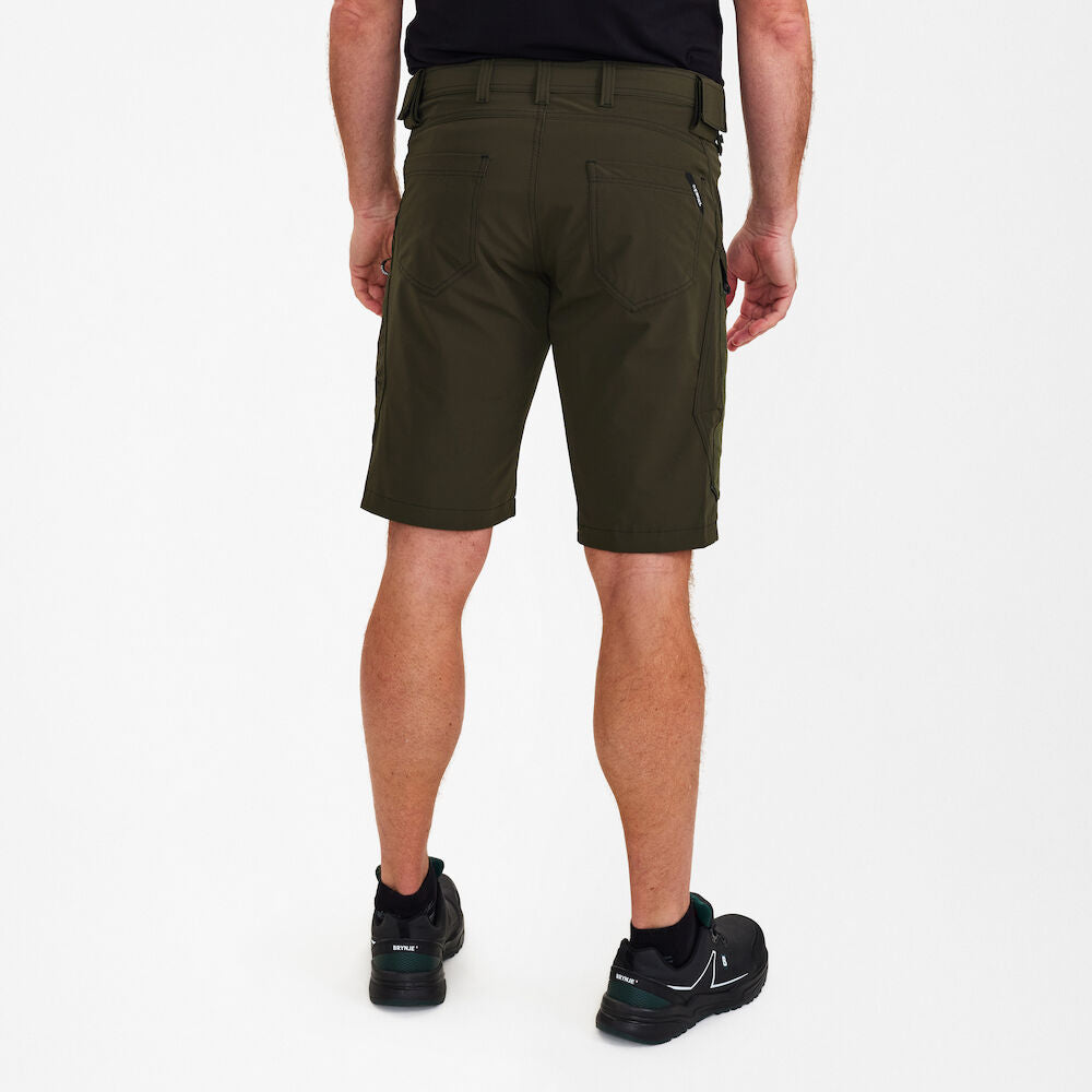 X-treme håndværkershorts med 4-vejs stræk, Herre, Forest Green - Engel Workwear - 6367-317-53