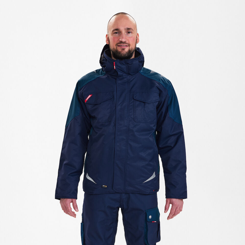 Galaxy vinterjakke, Blue Ink/Dark Petrol, Herre - Engel Workwear - 1410-354-16577