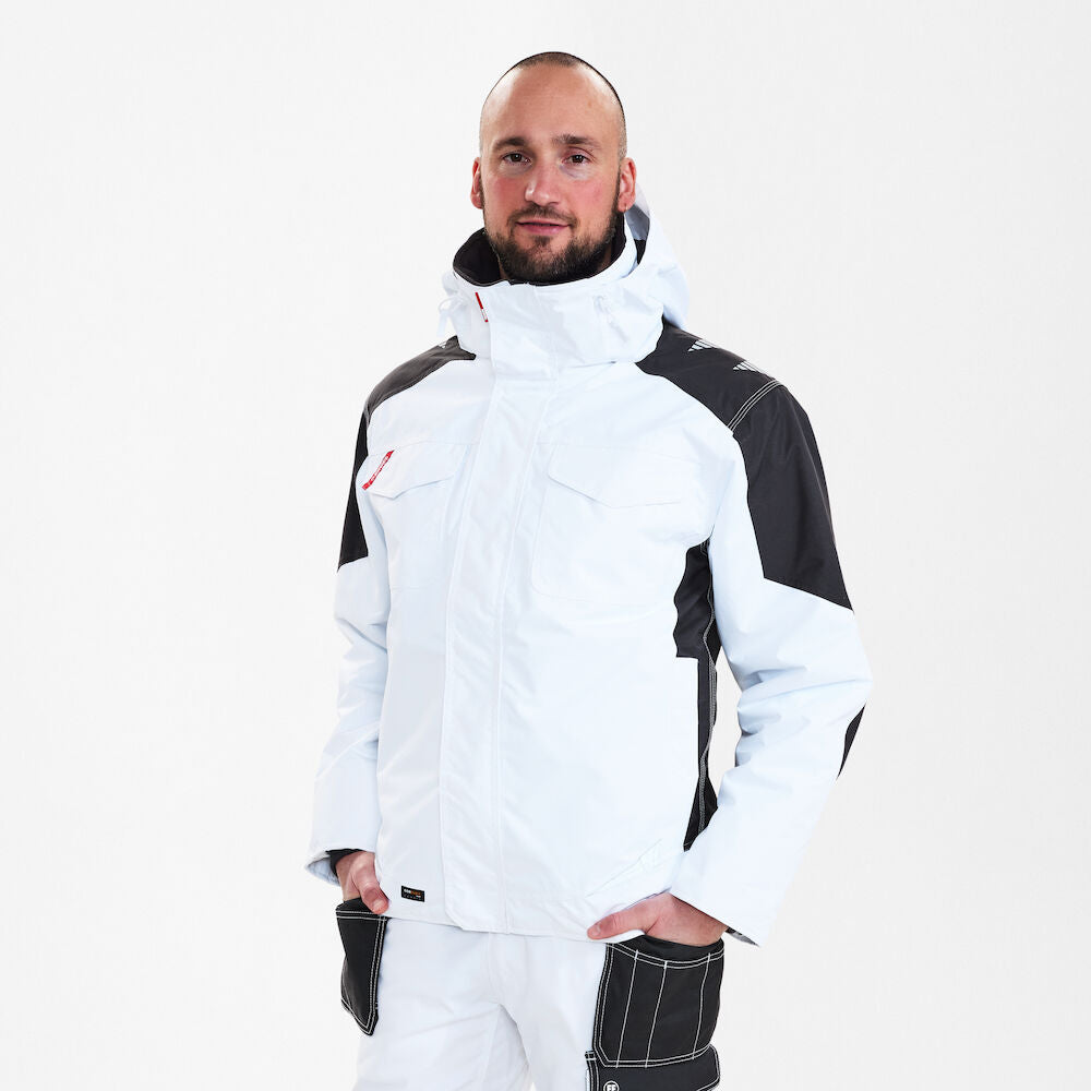 Galaxy vinterjakke, Hvid/Antrazitgrå, Herre - Engel Workwear - 1410-354-379