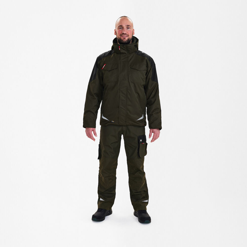 Galaxy vinterjakke, Forest Green/Sort, Herre - Engel Workwear - 1410-354-5320