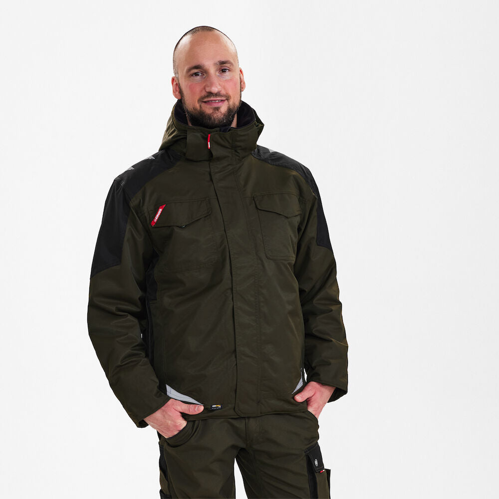 Galaxy vinterjakke, Forest Green/Sort, Herre - Engel Workwear - 1410-354-5320