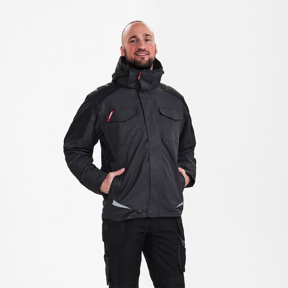 Galaxy vinterjakke, Antrazitgrå/Sort, Herre - Engel Workwear - 1410-354-7920