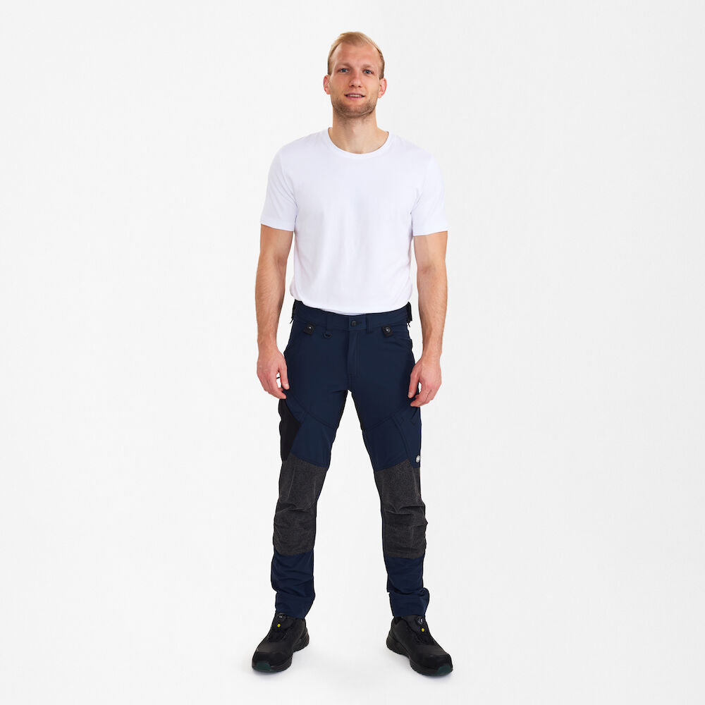 X-treme håndværkerbukser med 4-vejs stræk, Blue Ink - Herre - Engel Workwear - 2366-317-165