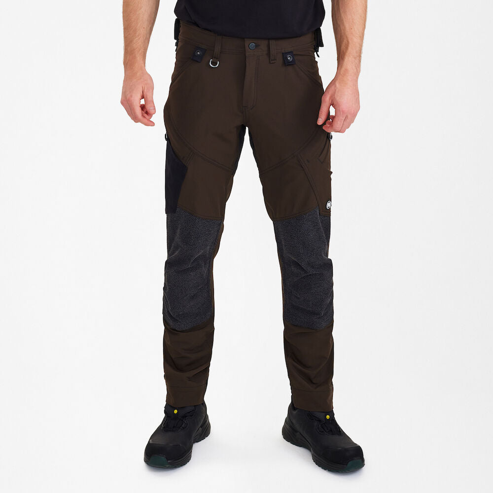 X-treme håndværkerbukser med 4-vejs stræk, Mokkabrun - Herre - Engel Workwear - 2366-317-167