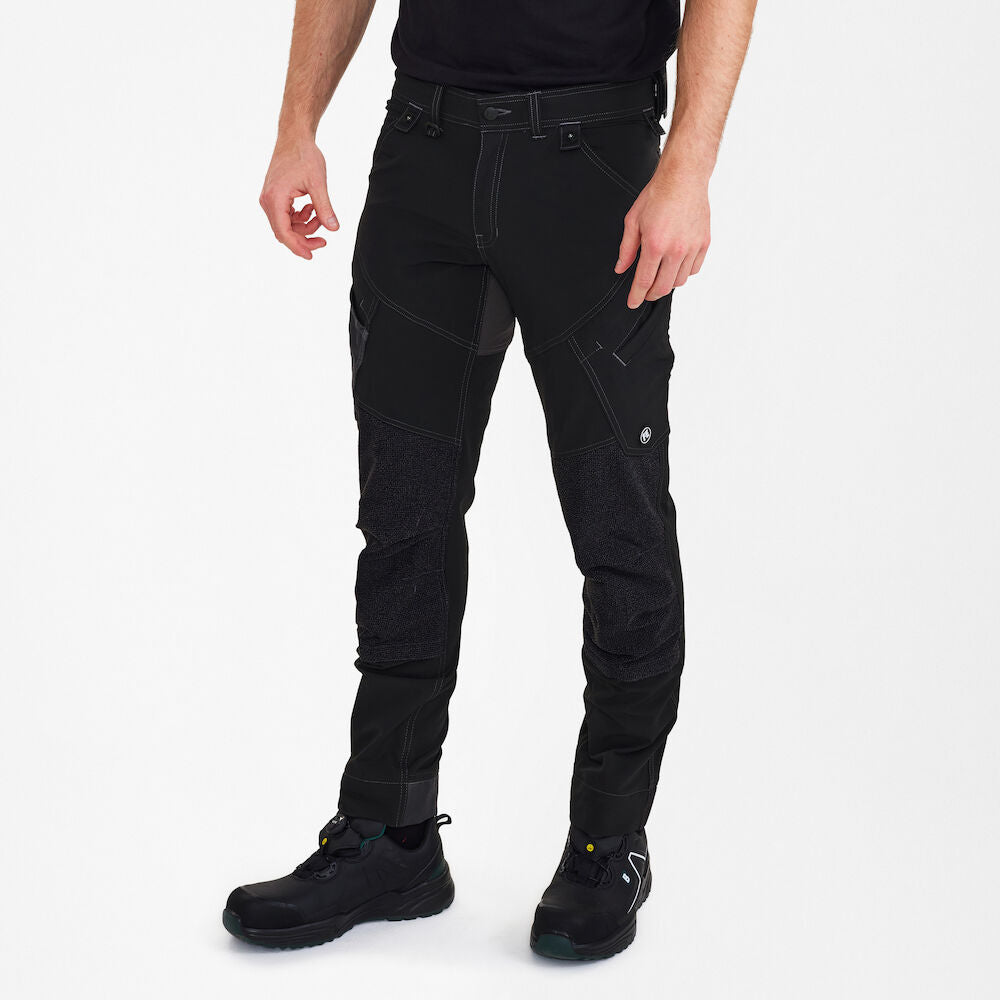 X-treme håndværkerbukser med 4-vejs stræk, Sort - Herre - Engel Workwear - 2366-317-20