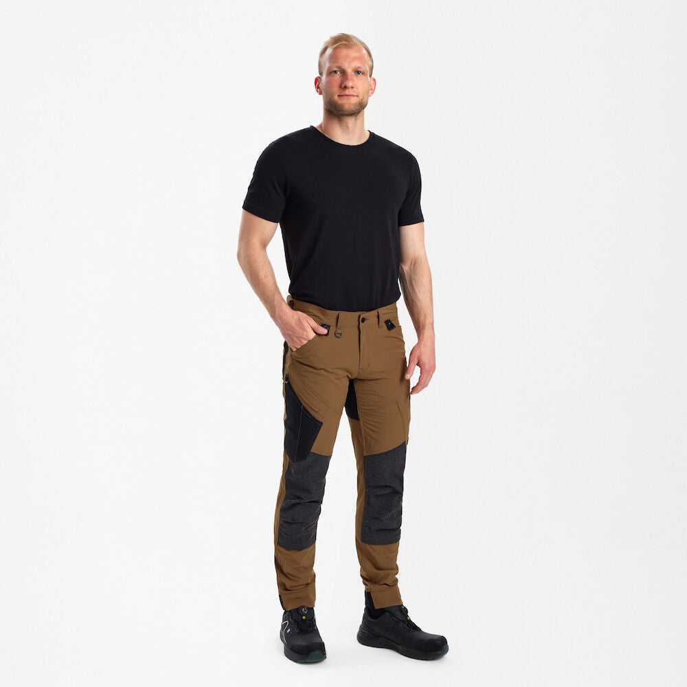 X-treme håndværkerbukser med 4-vejs stræk, Toffee Brown - Herre - Engel Workwear - 2366-317-41