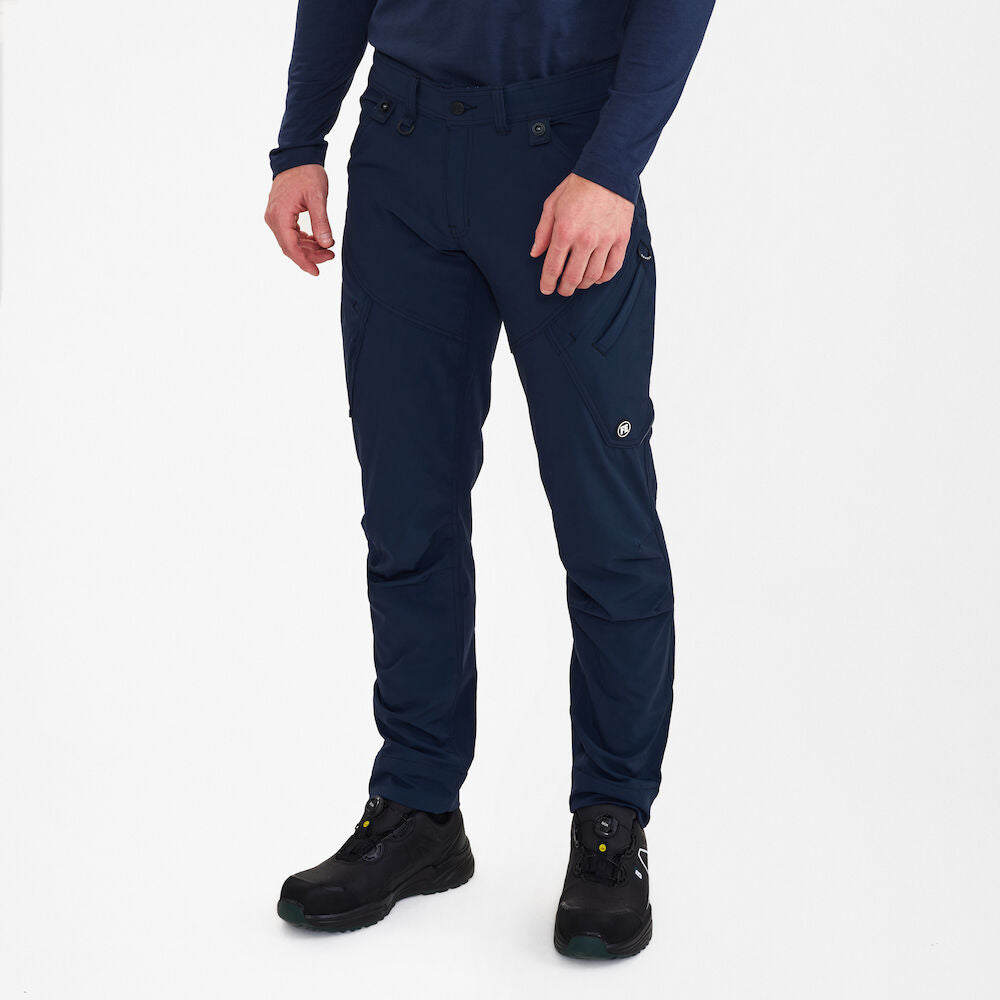X-treme servicebukser med 4-vejs stræk, Blue Ink - Herre - Engel Workwear - 2368-317-165