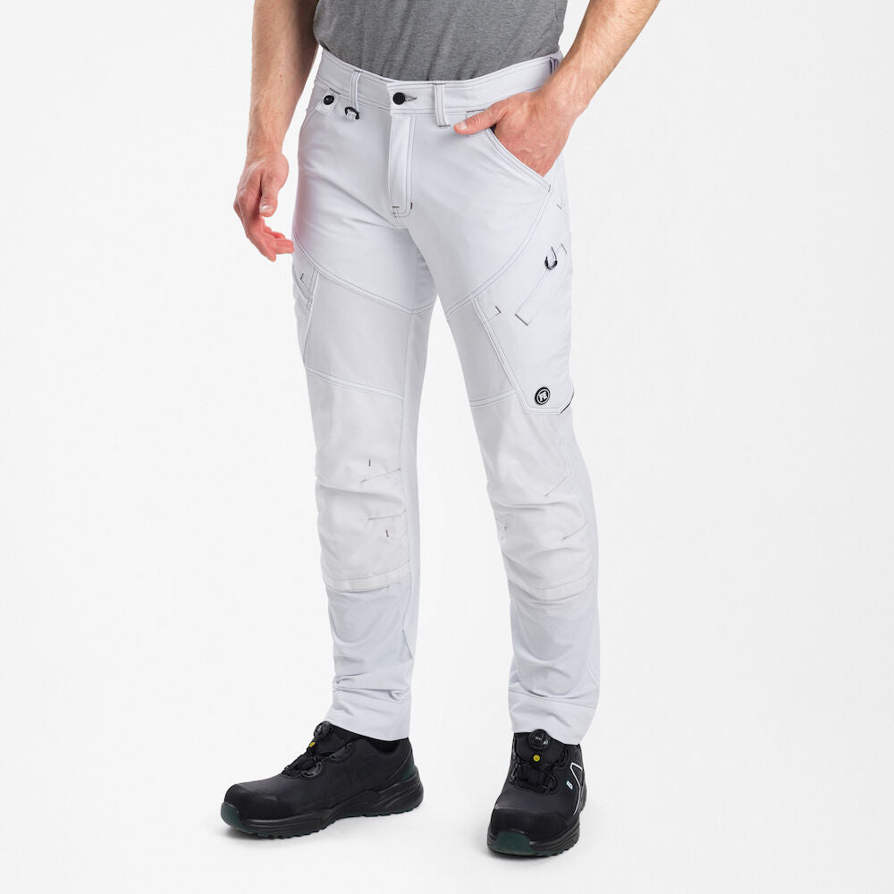 X-treme håndværkerbukser med 4-vejs stræk, Hvid - Herre - Engel Workwear - 2369-317-3