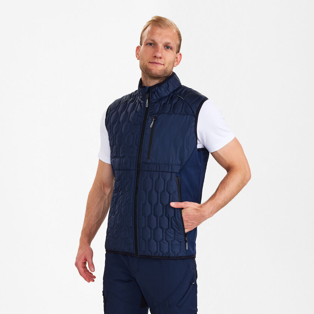X-treme quiltet vest, Blue Ink - Herre - Engel Workwear - 5370-604-165
