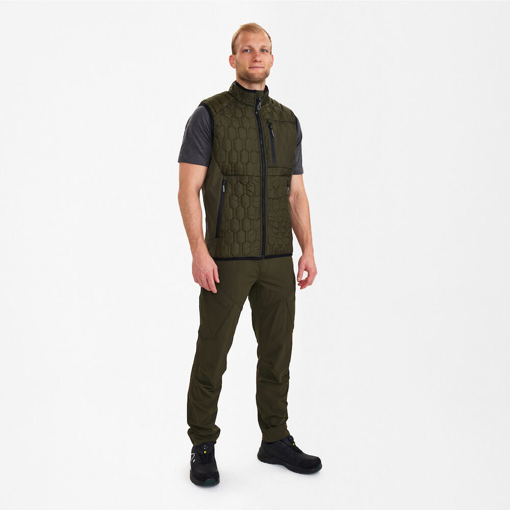 X-treme quiltet vest, Forest Green - Herre - Engel Workwear - 5370-604-53