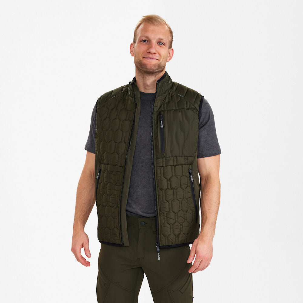 X-treme quiltet vest, Forest Green - Herre - Engel Workwear - 5370-604-53