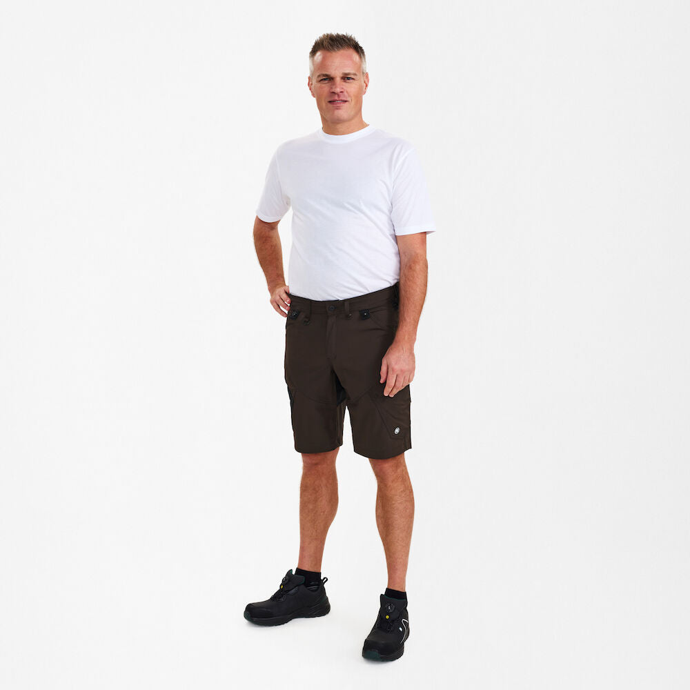 X-treme håndværkershorts med 4-vejs stræk, Herre, Mokkabrun - Engel Workwear - 6366-317-167
