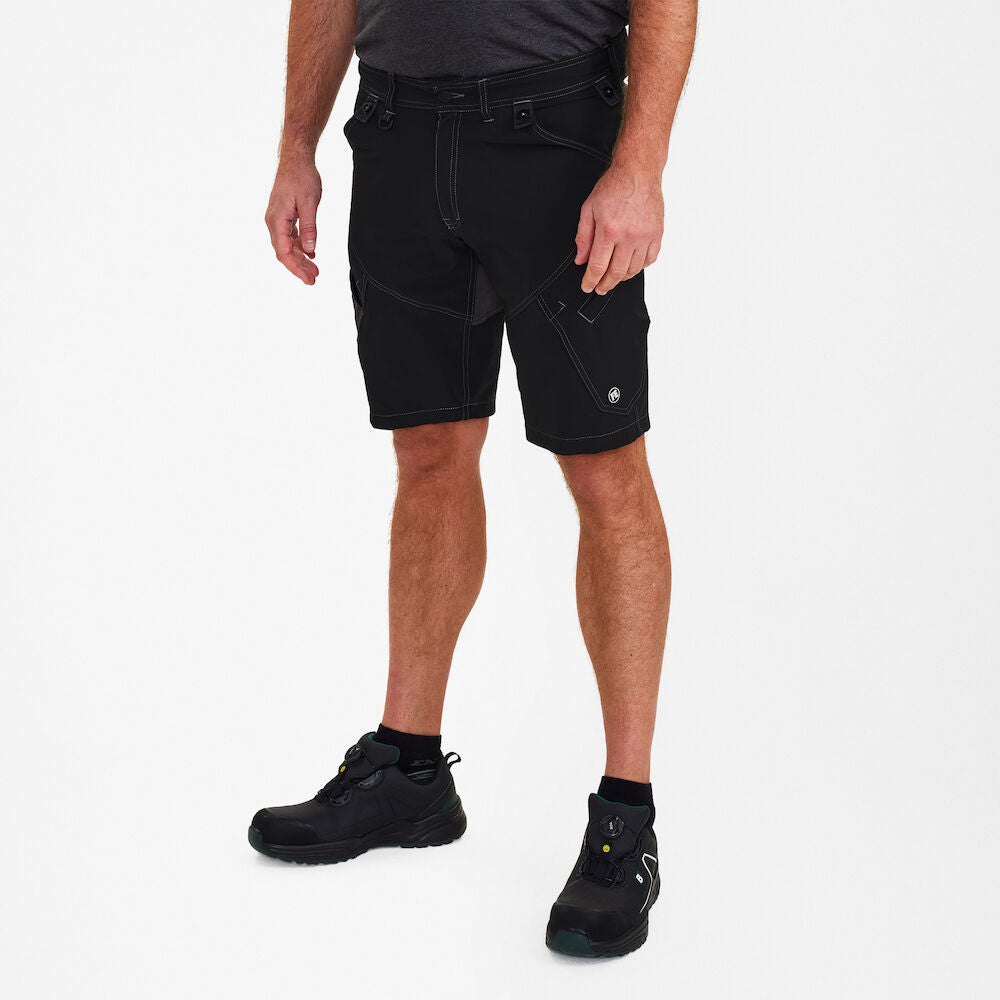 X-treme håndværkershorts med 4-vejs stræk, Herre, Sort - Engel Workwear - 6366-317-20