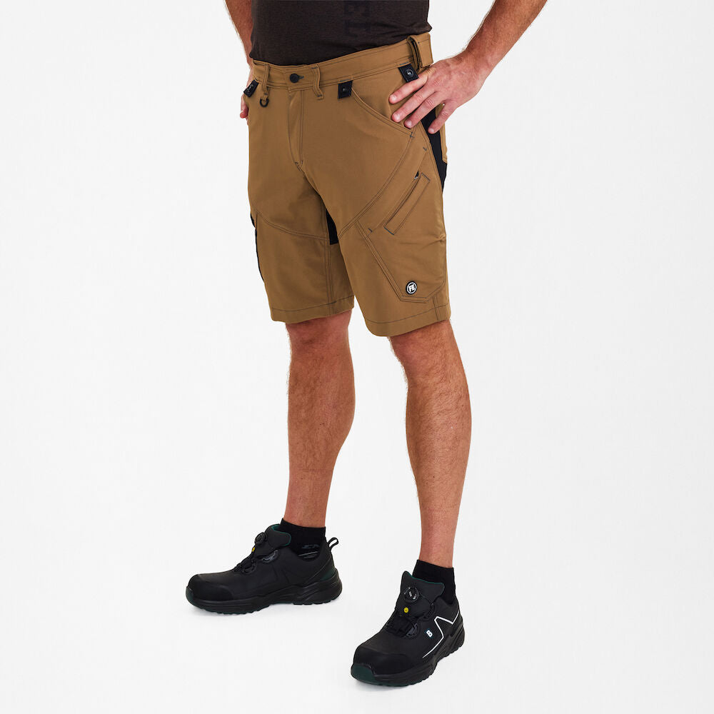 X-treme håndværkershorts med 4-vejs stræk, Herre, Toffee Brown - Engel Workwear - 6366-317-41