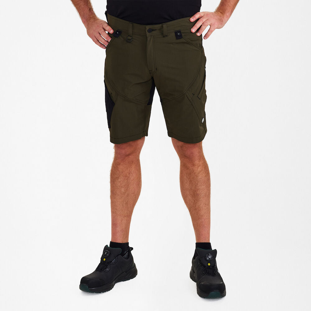 X-treme håndværkershorts med 4-vejs stræk, Herre, Forest Green - Engel Workwear - 6366-317-53