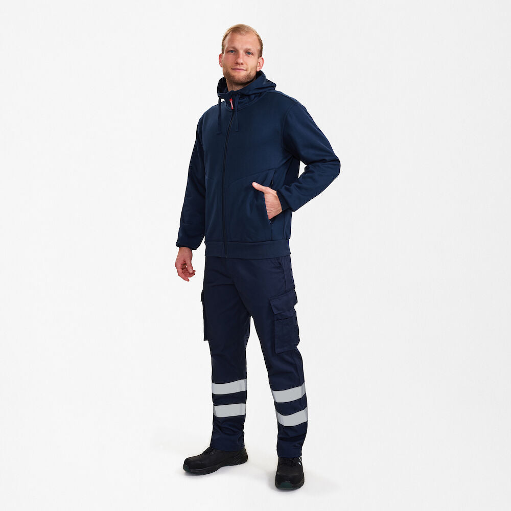 Extend sweatshirt med hætte, Blue ink - Herre - Engel Workwear - 8023-233-165