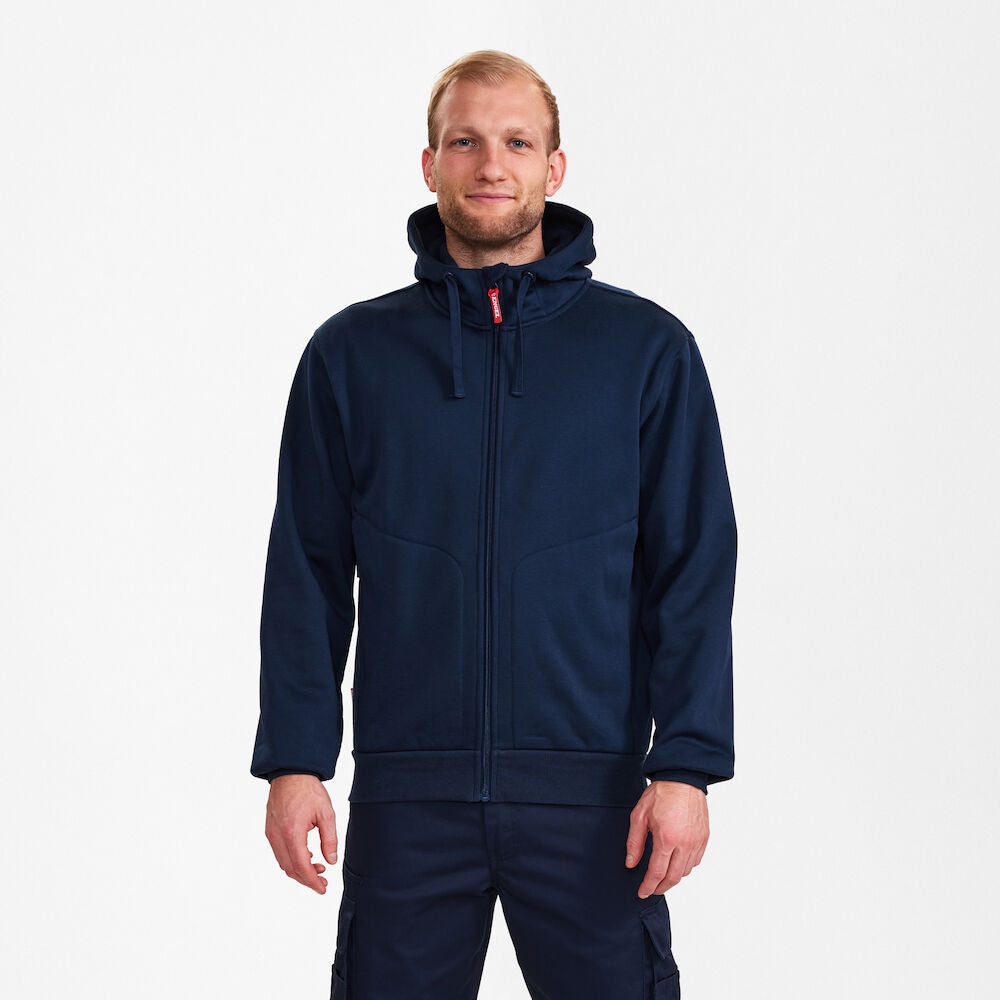 Extend sweatshirt med hætte, Blue ink - Herre - Engel Workwear - 8023-233-165